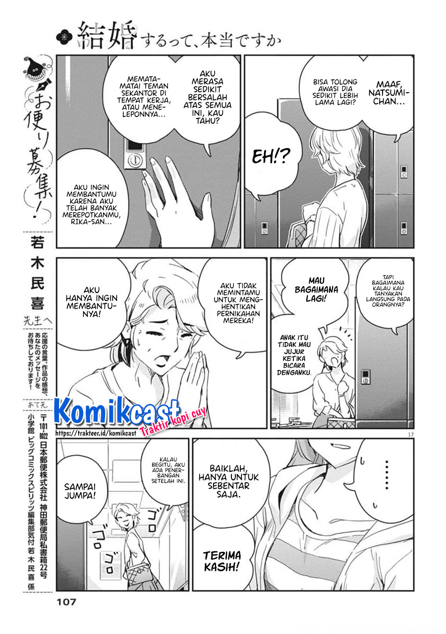 Kekkon Surutte, Hontou Desu ka? Chapter 54 Gambar 19